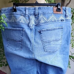 Lucky Brand Emna Crop Highwaist Blue  Jeans